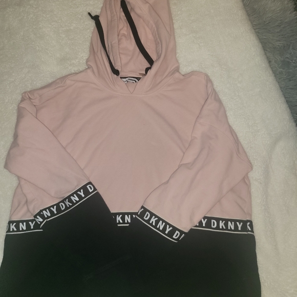 DKNY pullover hodie sz lg - Picture 4 of 4